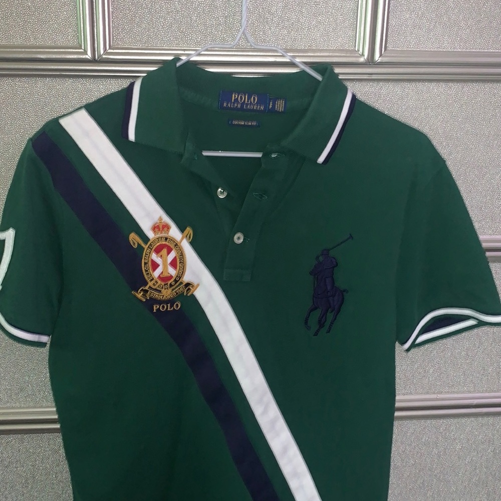 Ralph Lauren polo shirt custom slim fit